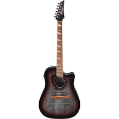 Ibanez Altstar Acoustic-Electric Guitar: Flamed Maple Top - Red 